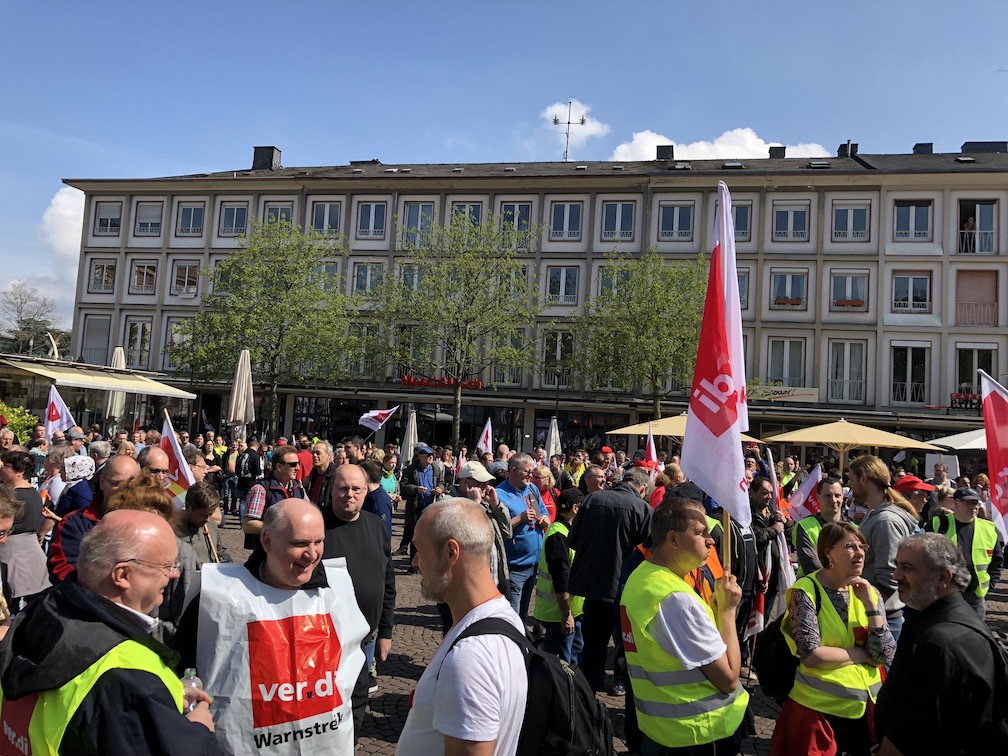 Darmstädter Streikimpressionen vom 11. April 2018